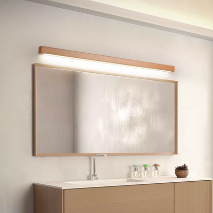 Linear Vanity Wall Light | Modern Front Mirror Fixture for Bedroom or Bathroom | Ridorn