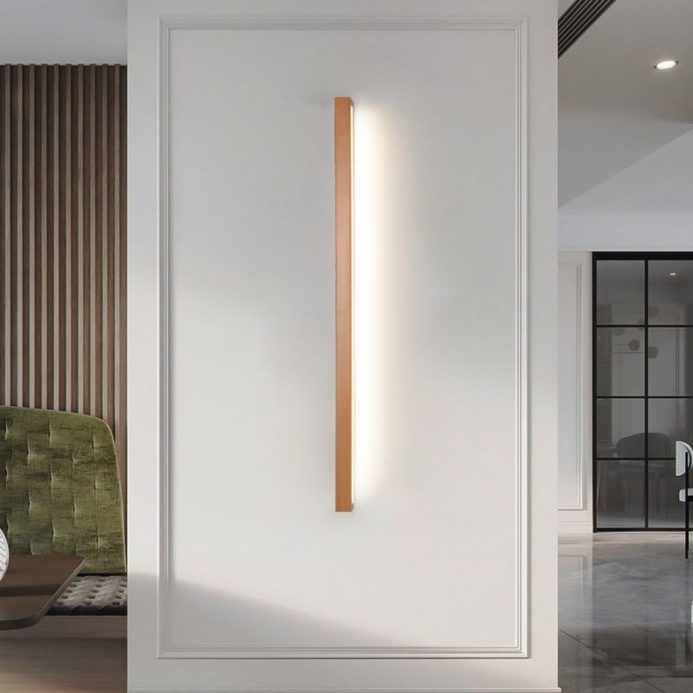 Linear Vanity Wall Light | Modern Front Mirror Fixture for Bedroom or Bathroom | Ridorn