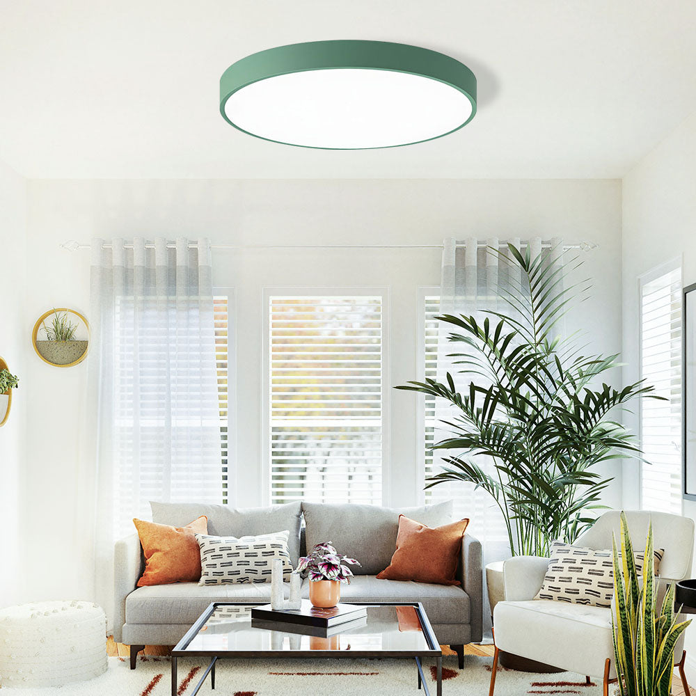 Sleek Circular LED Ceiling Light for Modern Living Spaces | Ridorn