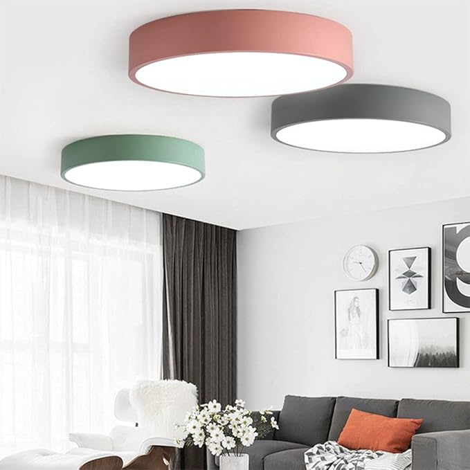 Sleek Circular LED Ceiling Light for Modern Living Spaces | Ridorn