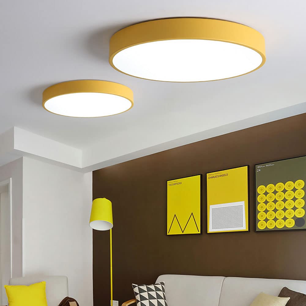 Sleek Circular LED Ceiling Light for Modern Living Spaces | Ridorn