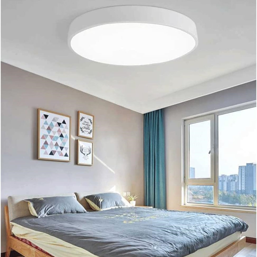 Sleek Circular LED Ceiling Light for Modern Living Spaces | Ridorn