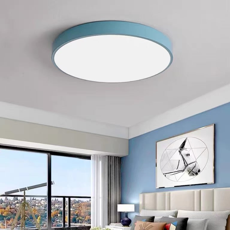 Sleek Circular LED Ceiling Light for Modern Living Spaces | Ridorn