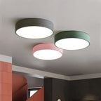 Sleek circular LED ceiling light for modern living spaces