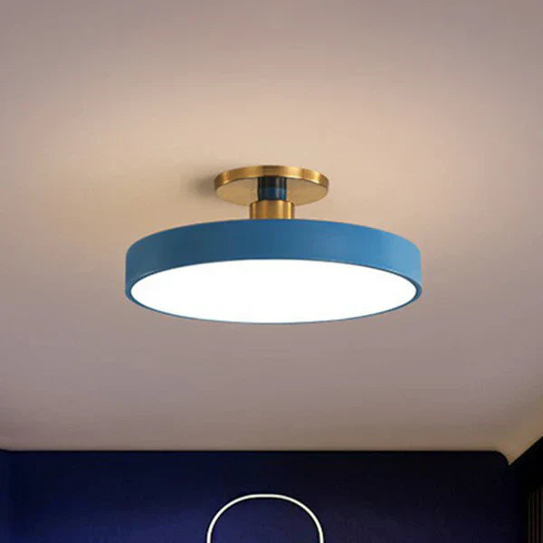 Nordic Round LED Ceiling Light for Modern Interiors | Ridorn