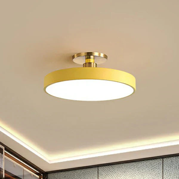 Nordic Round LED Ceiling Light for Modern Interiors | Ridorn