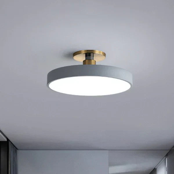 Nordic Round LED Ceiling Light for Modern Interiors | Ridorn