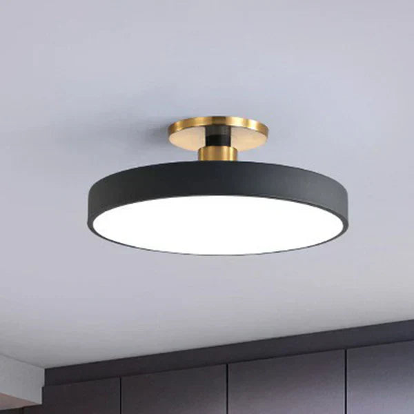 Nordic Round LED Ceiling Light for Modern Interiors | Ridorn