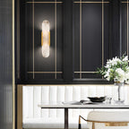 Living Room Wall Light | Elongated Alabaster Design | Ridorn