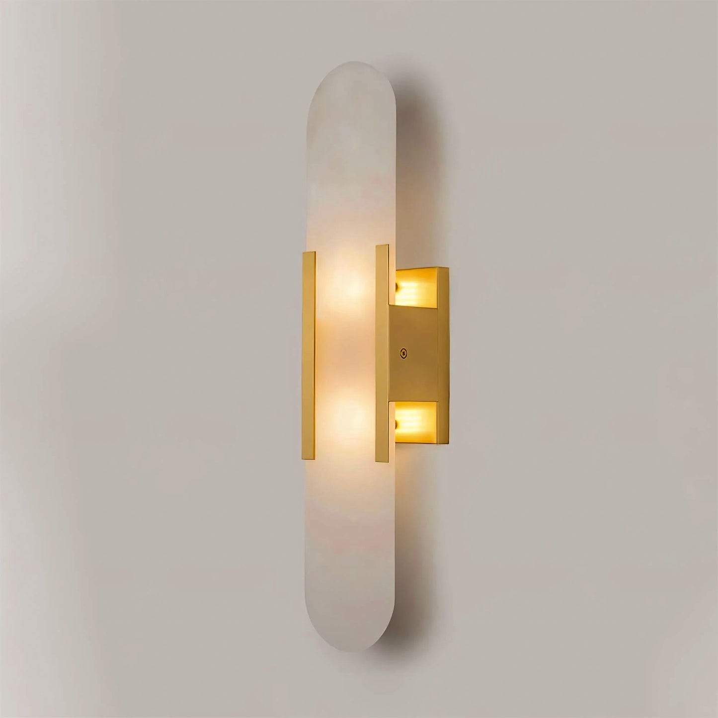 Living Room Wall Light | Elongated Alabaster Design | Ridorn