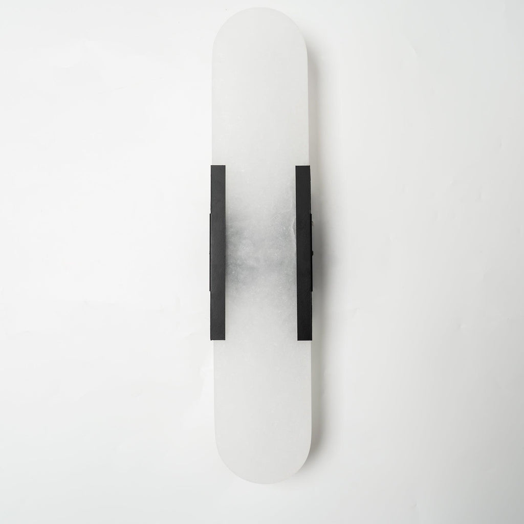 Living Room Wall Light | Elongated Alabaster Design | Ridorn