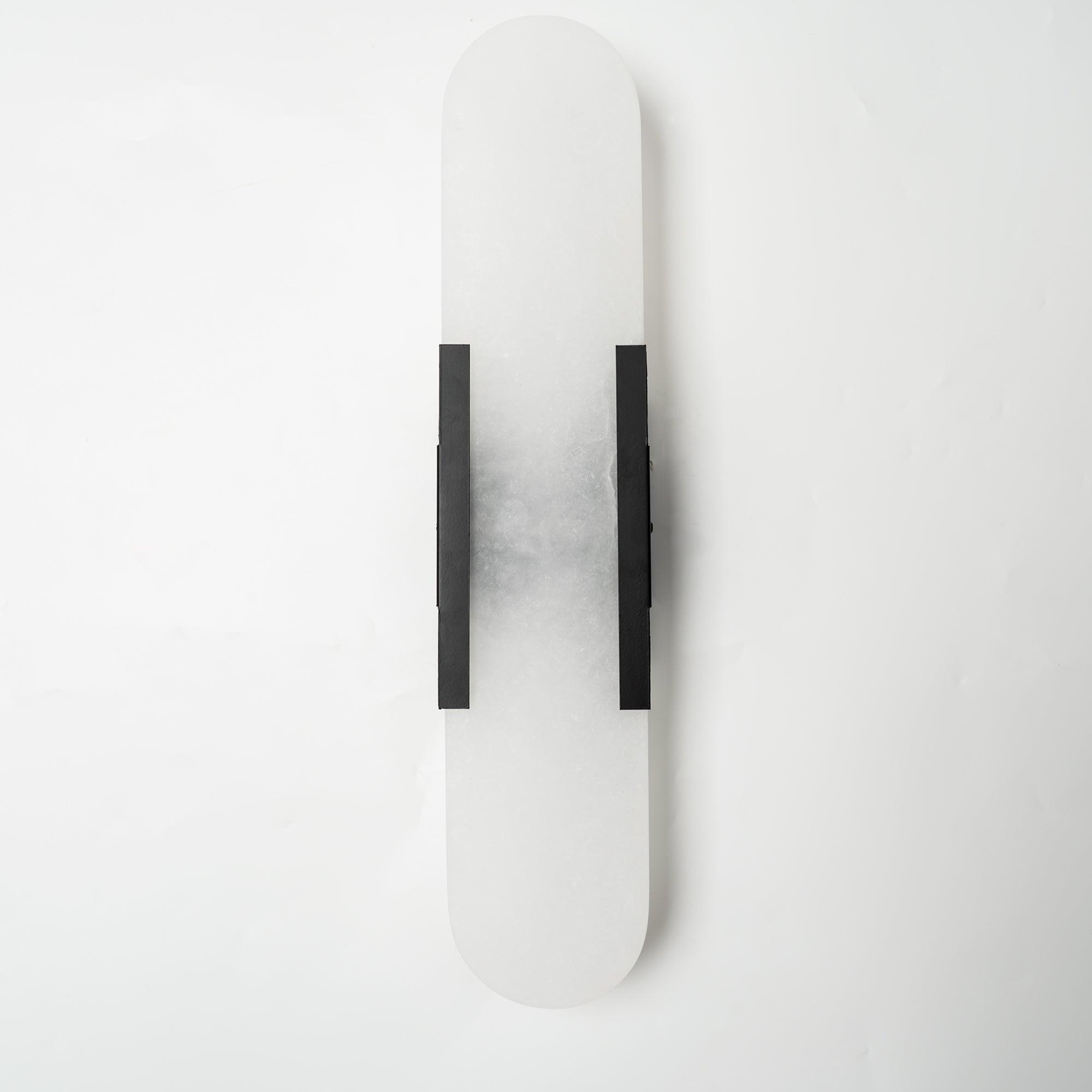 Living Room Wall Light | Elongated Alabaster Design | Ridorn