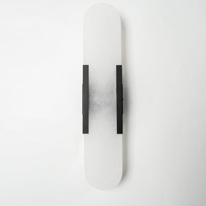 Living Room Wall Light | Elongated Alabaster Design | Ridorn