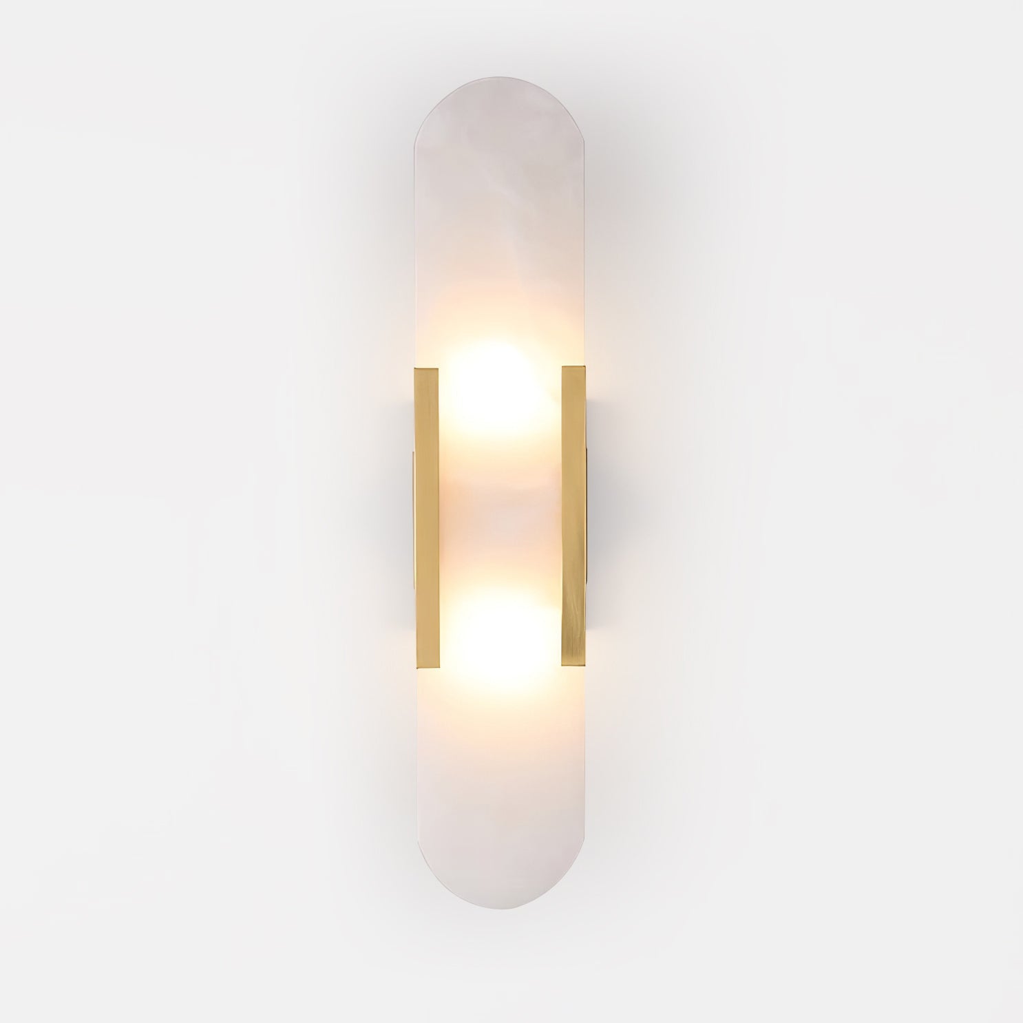 Living Room Wall Light | Elongated Alabaster Design | Ridorn