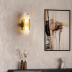 Living Room Wall Light | Elongated Alabaster Design | Ridorn