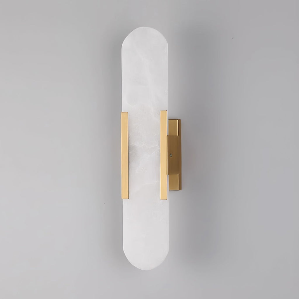 Living Room Wall Light | Elongated Alabaster Design | Ridorn