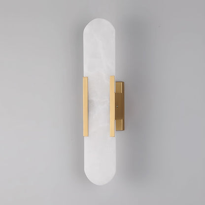 Living Room Wall Light | Elongated Alabaster Design | Ridorn