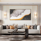 Living Room Wall Light | Elongated Alabaster Design | Ridorn