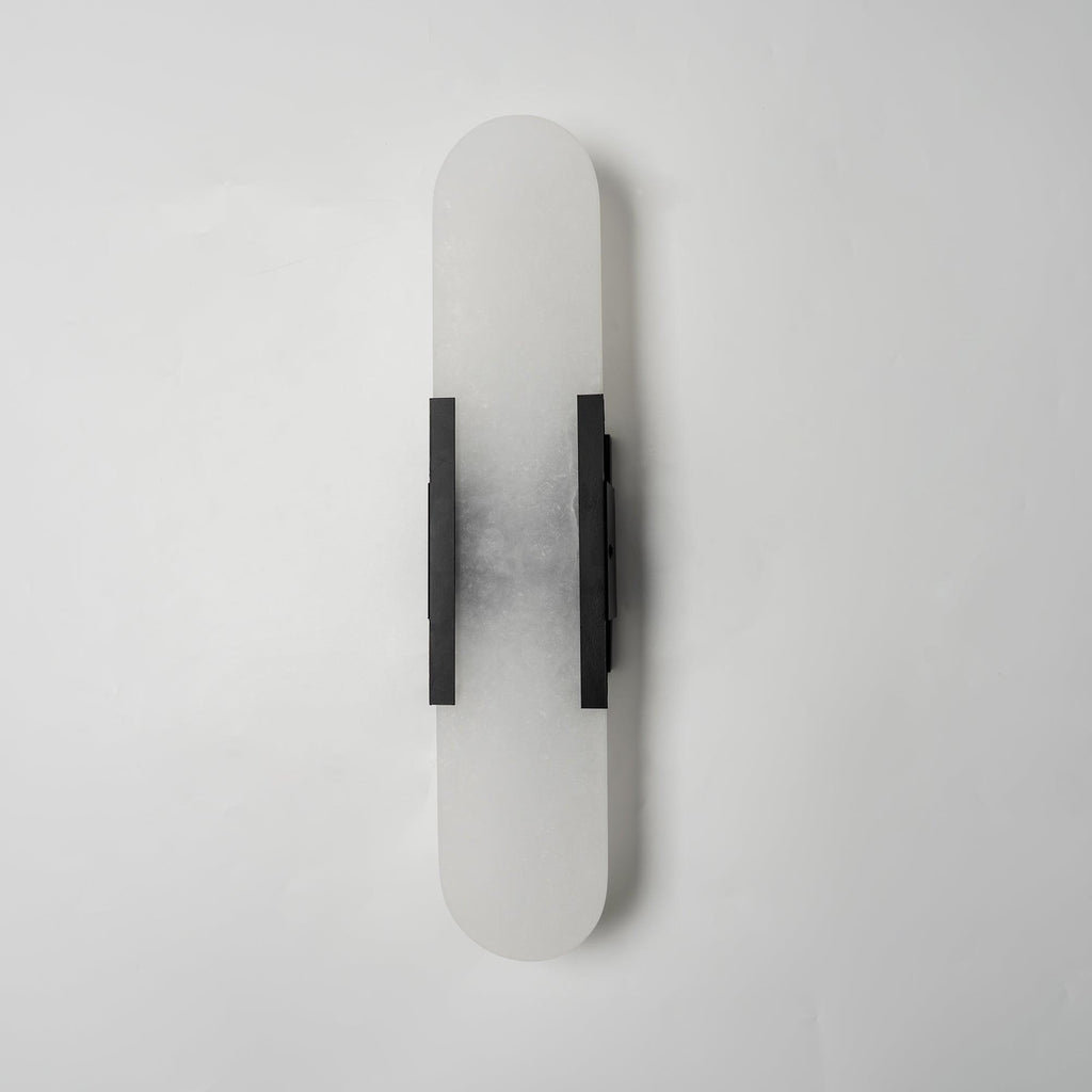 Living Room Wall Light | Elongated Alabaster Design | Ridorn