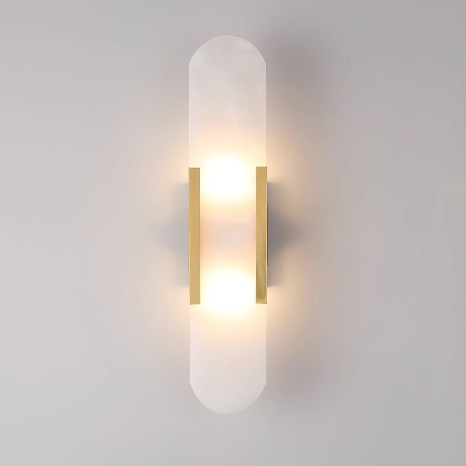 Living Room Wall Light | Elongated Alabaster Design | Ridorn