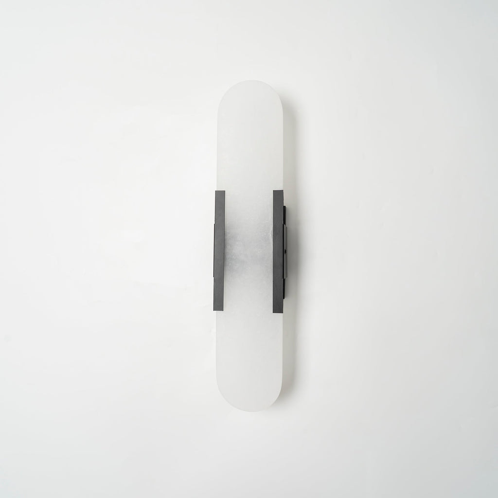 Living Room Wall Light | Elongated Alabaster Design | Ridorn