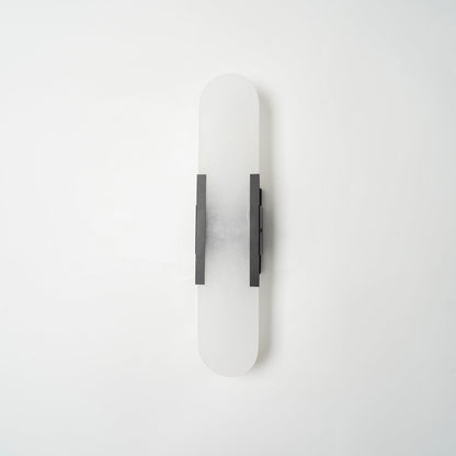 Living Room Wall Light | Elongated Alabaster Design | Ridorn