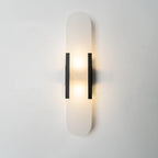 Living Room Wall Light | Elongated Alabaster Design | Ridorn