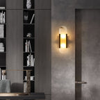 Living Room Wall Light | Elongated Alabaster Design | Ridorn