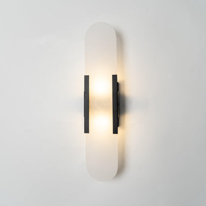 Living Room Wall Light | Elongated Alabaster Design | Ridorn