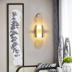 Living Room Wall Light | Elongated Alabaster Design | Ridorn