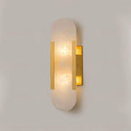 Living Room Wall Light | Elongated Alabaster Design | Ridorn