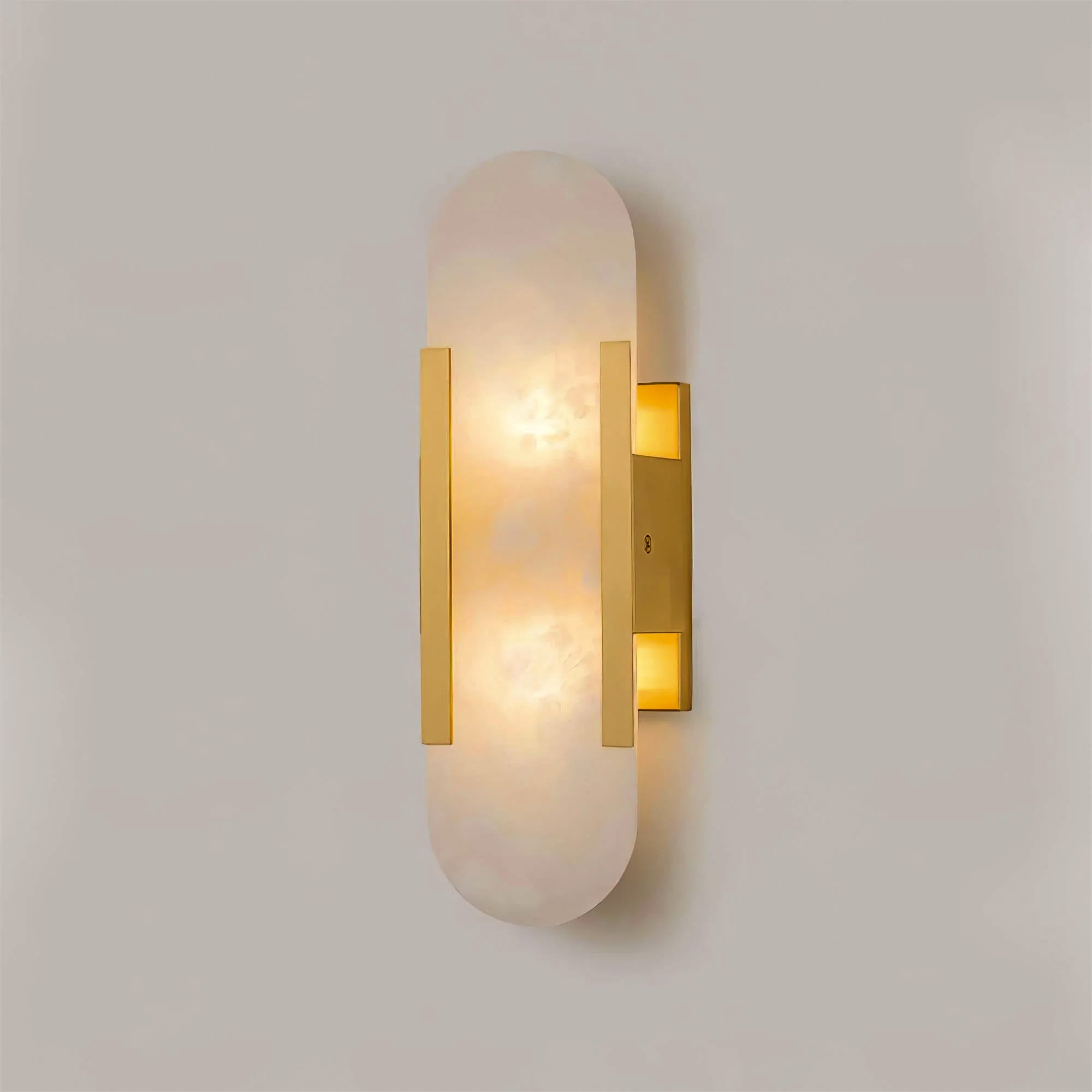 Living Room Wall Light | Elongated Alabaster Design | Ridorn
