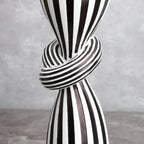 Lumon Striped Candle Holder-candle holder-Ridorn