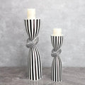 Lumon Striped Candle Holder-candle holder-Ridorn