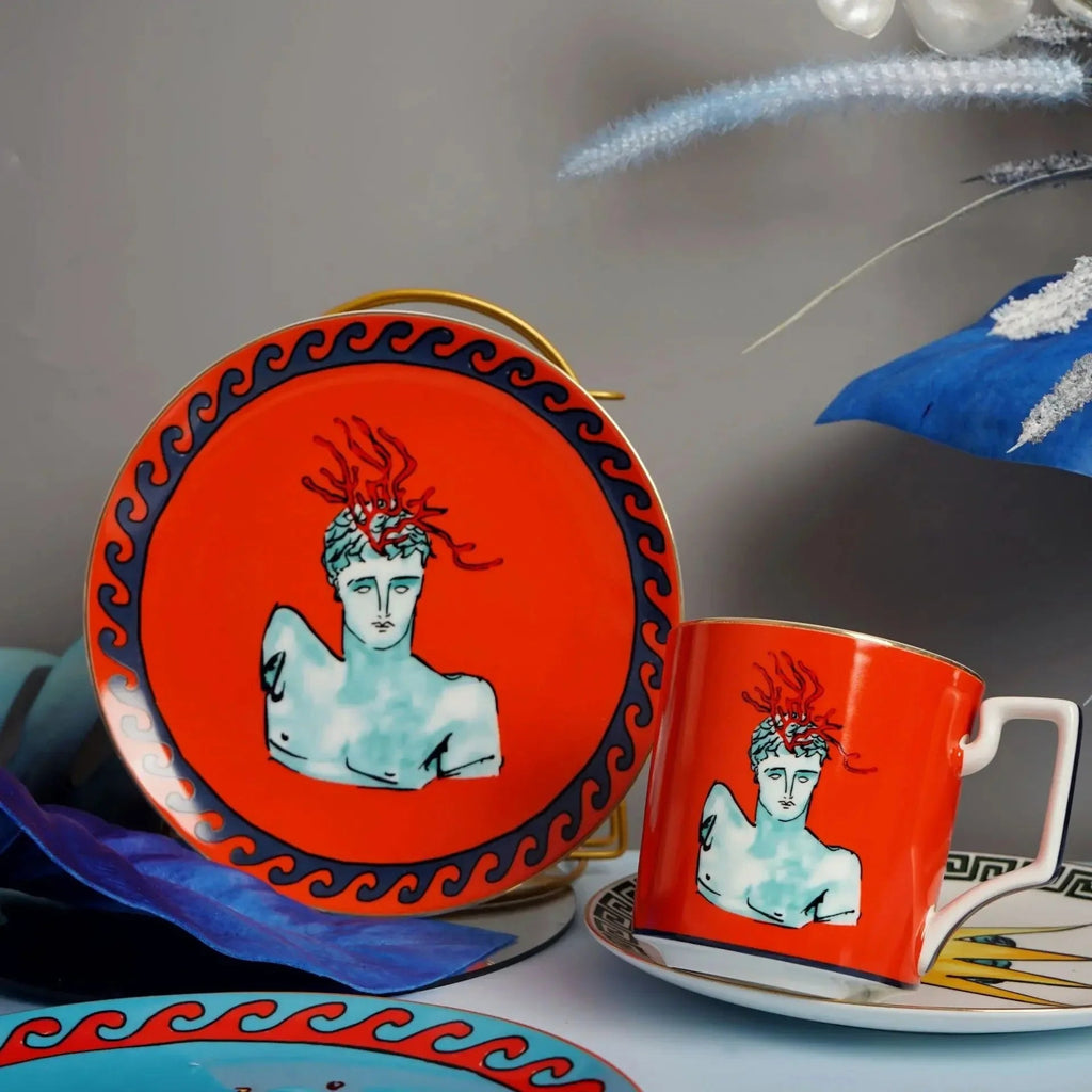 Lumur Greek Plates and Mugs-Tableware-Ridorn