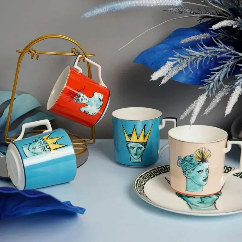 Lumur Greek Plates and Mugs-Tableware-Ridorn