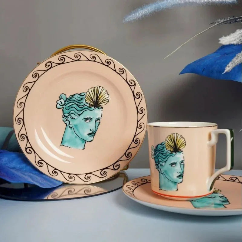 Lumur Greek Plates and Mugs-Tableware-Ridorn