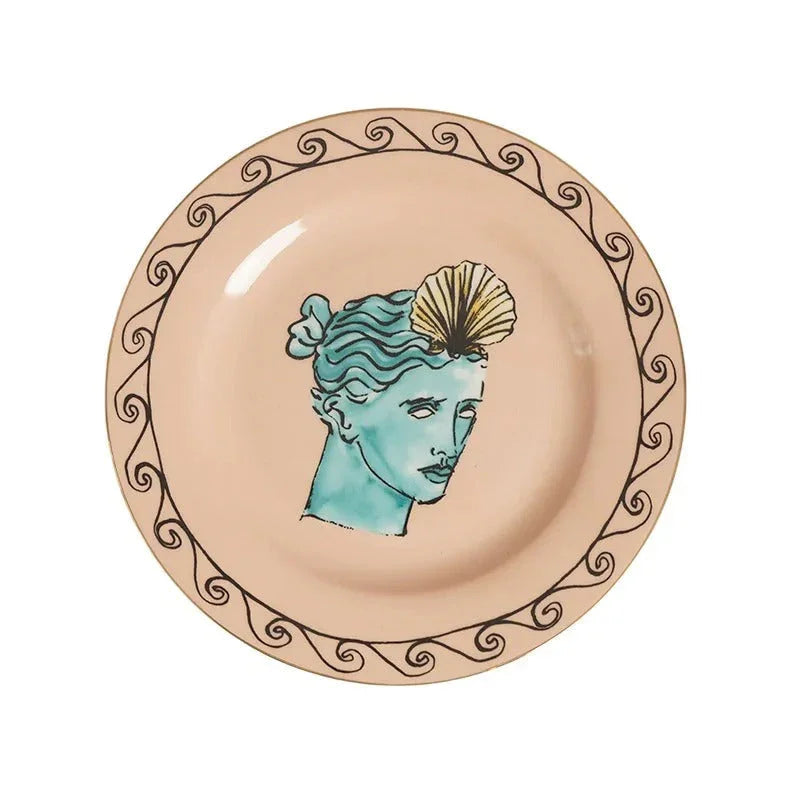 Lumur Greek Plates and Mugs-Tableware-Ridorn