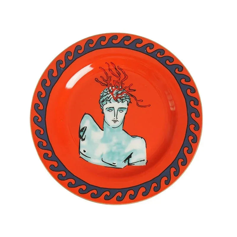 Lumur Greek Plates and Mugs-Tableware-Ridorn