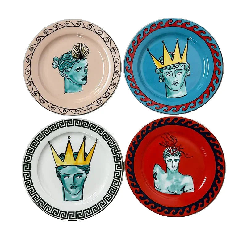 Lumur Greek Plates and Mugs-Tableware-Ridorn