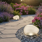 LunaStone | Waterproof Solar Pebble Stone Light for Gardens | Ridorn