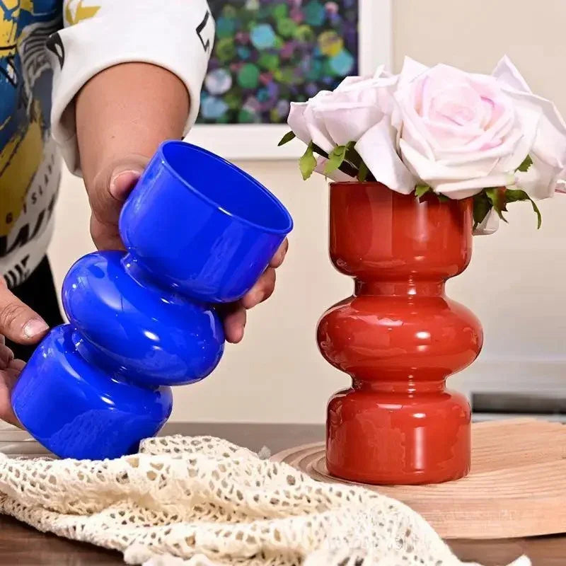 Maeavia Glass Vase-Vases-Ridorn