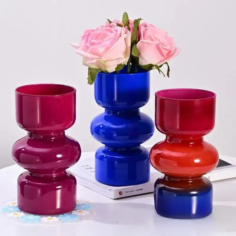 Maeavia Glass Vase-Vases-Ridorn