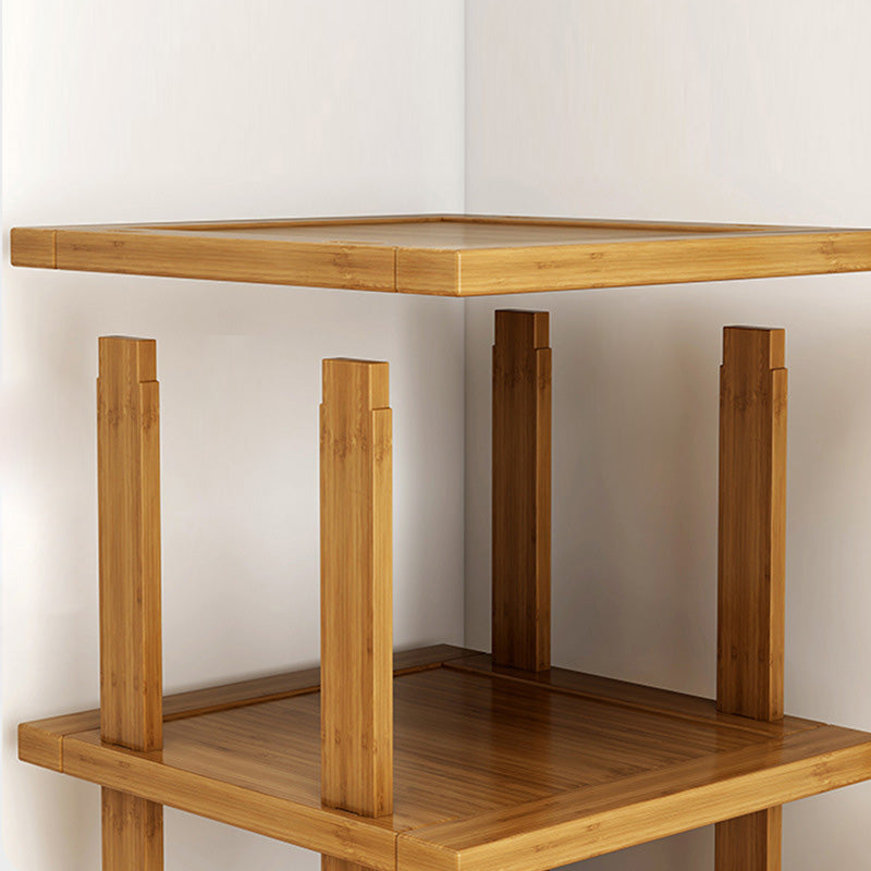 Chic 5-Tier Bamboo Shoe Storage Rack for Entryway | Ridorn