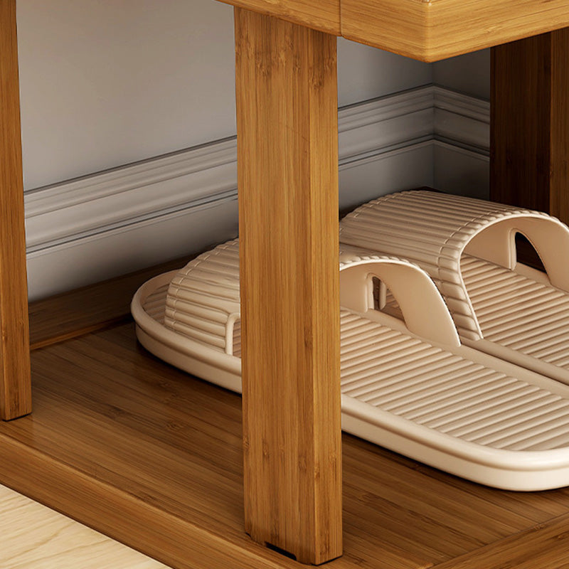 Chic 5-Tier Bamboo Shoe Storage Rack for Entryway | Ridorn