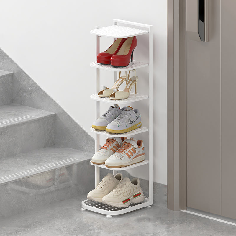 Multi-Tier Minimalist Iron Shoe Rack for Space-Saving | Ridorn