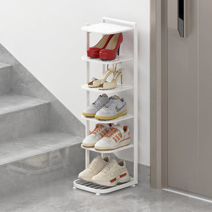 Multi-Tier Minimalist Iron Shoe Rack for Space-Saving | Ridorn