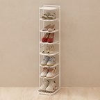Multi-Tier Minimalist Iron Shoe Rack for Space-Saving | Ridorn