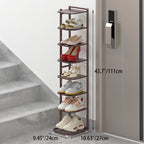 Multi-Tier Minimalist Iron Shoe Rack for Space-Saving | Ridorn