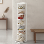 Multi-Tier Minimalist Iron Shoe Rack for Space-Saving | Ridorn
